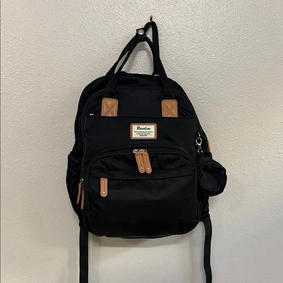 Rivaling Diaper Bag Backpack, Multifunction Travel Maternity Baby Changing Bag - Picture 2 of 6